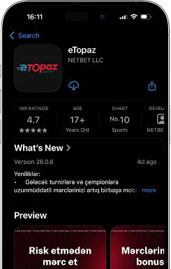 Tətbiqi seçərək "Yüklə" və ya bulud işarəsinə klikləyin.
