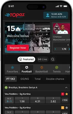 "App Store"-u açın və axtarış xanasına "eTopaz" daxil edin.